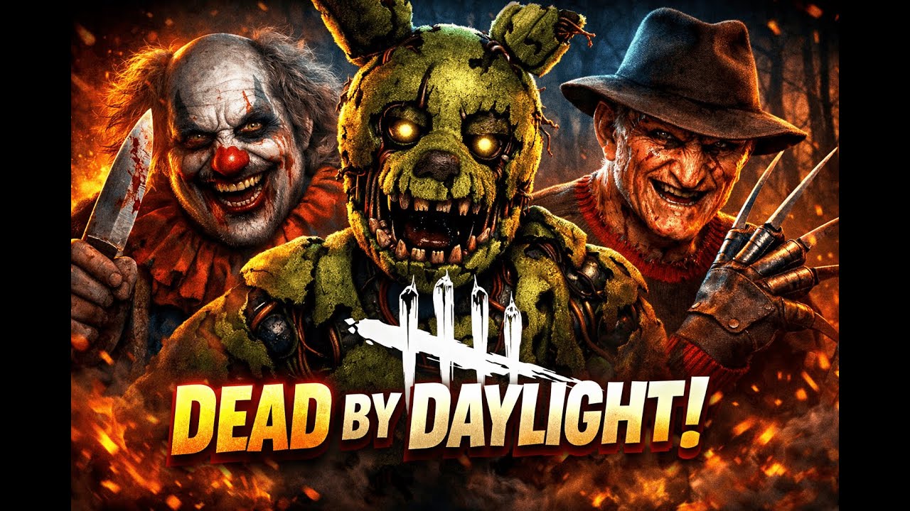 TheFox e Lureyh Enfrentando o Terror no Dead by Daylight