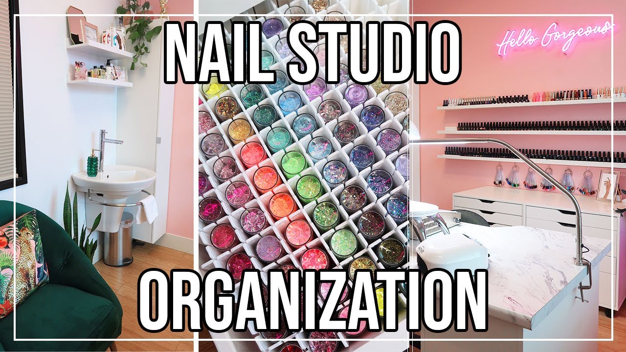 Nail Tech Organization! | Nail Studio Storage