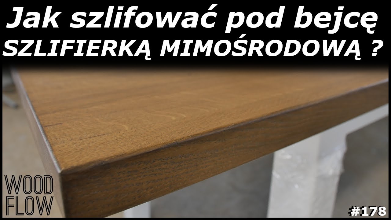 Jak szlifować drewno pod bejce szlifierką mimośrodową | Szlifierki Menzer ETS125 / ETS150 5.0 2.5