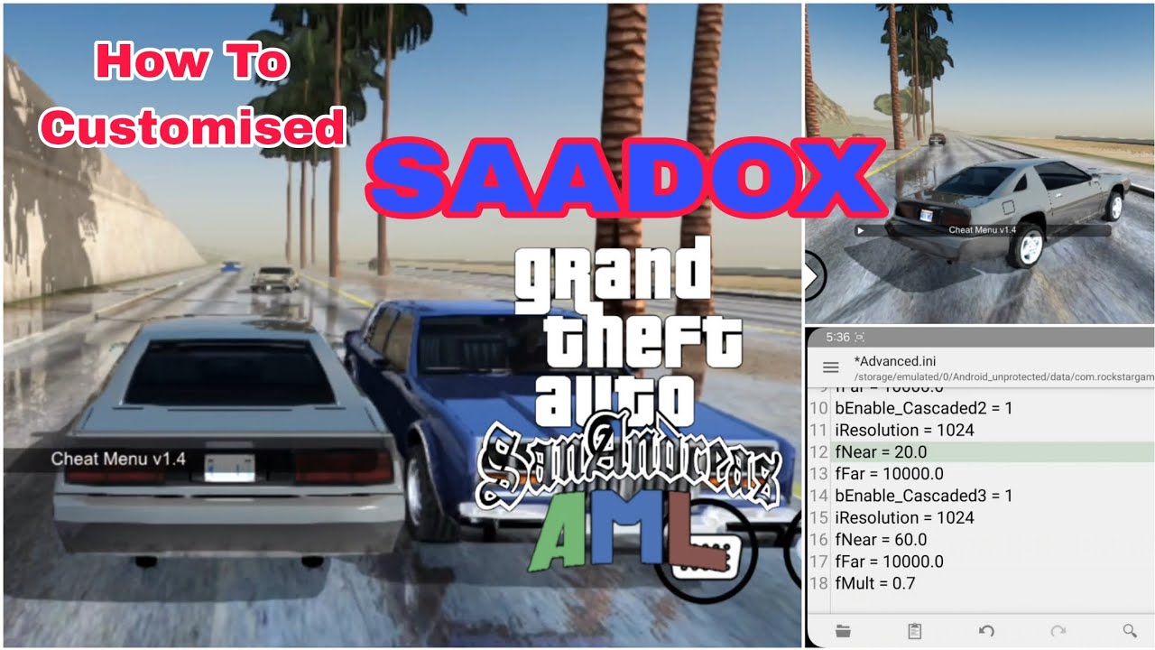 Tutorial | How to Fix Lag in SAADOX Ultra Preset For Gta Sa AML  Android