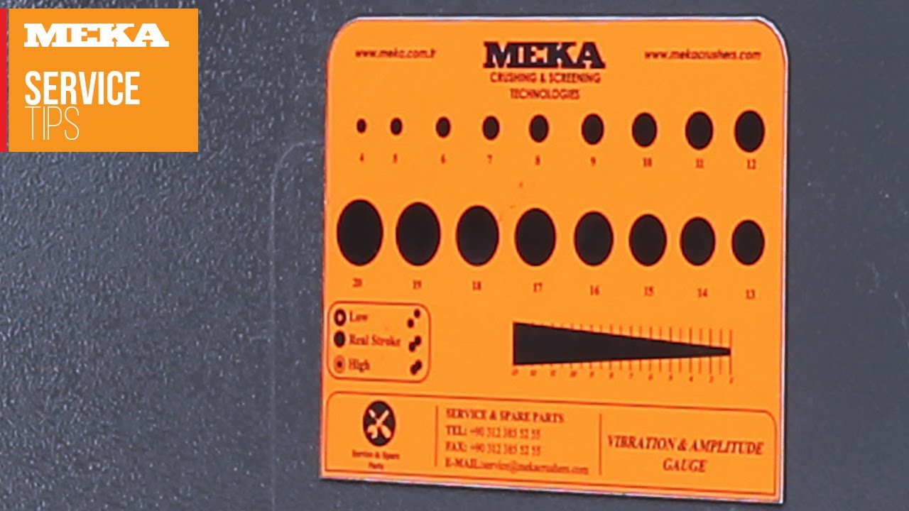 How to Measure Stroke of Inclined Screen ? - MEKA