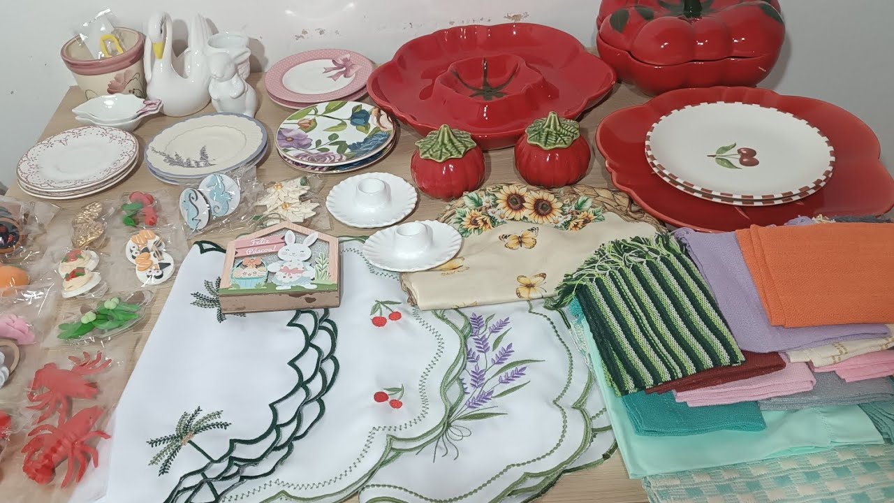 COMPRINHAS DE MESA POSTA | COLEÇÃO DE TOMATE | TEAR | PG DE BISCUIT | PORCELANA | JESSICA RIBEIRO 