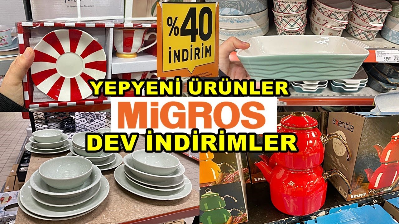 MİGROS'TA %50 İNDİRİM💃/ŞOK OLCAKSINIZ/ YEPYENİ ÜRÜNLER GELMİŞ❗️/ BAYILACAKSINIZ❗️/ÇEYİZ