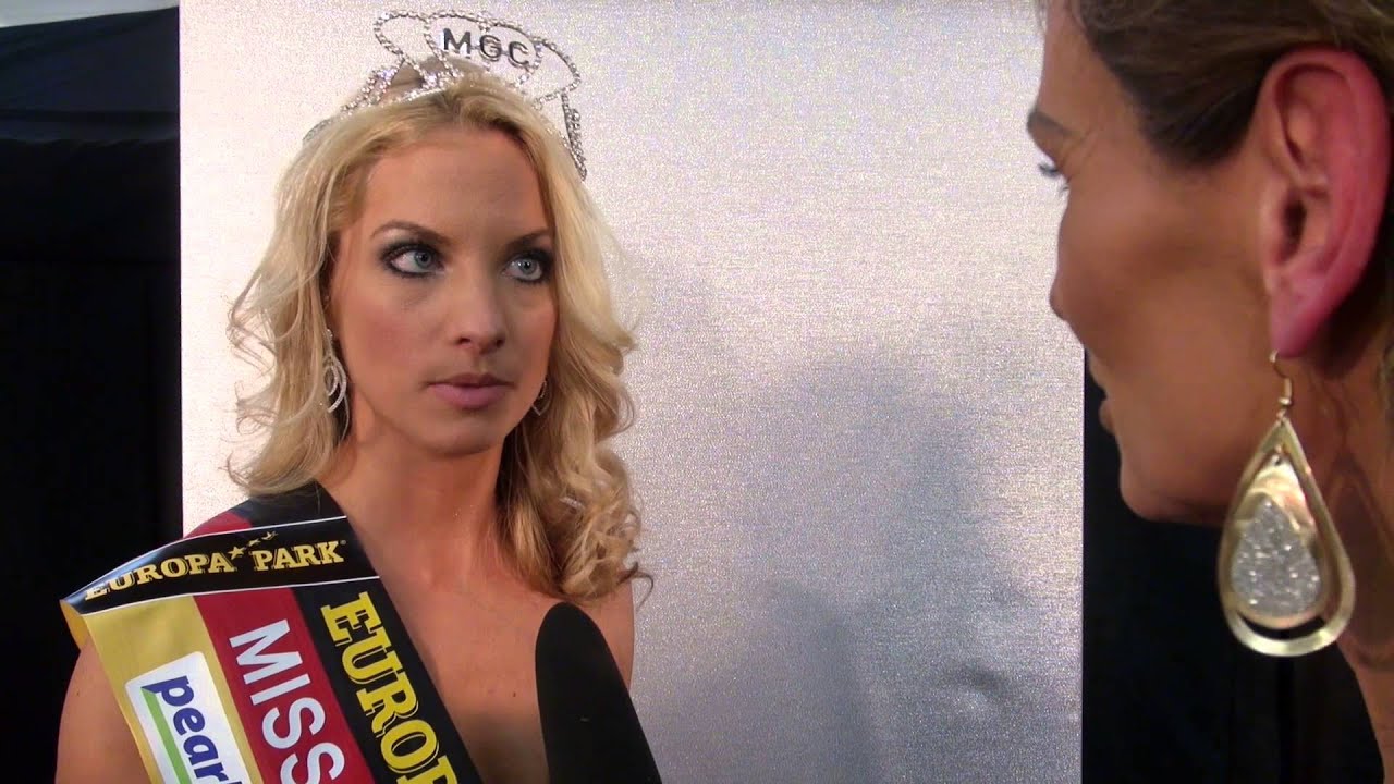 Miss Hessen 2014 Mira Heinen interviewed von Moderatorin Liane Wirzberger