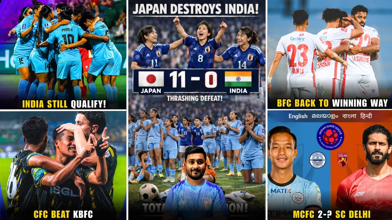 Japan DESTROYED India & Exposed indian football|India still qualify for knockout!|BFC & CFC won 