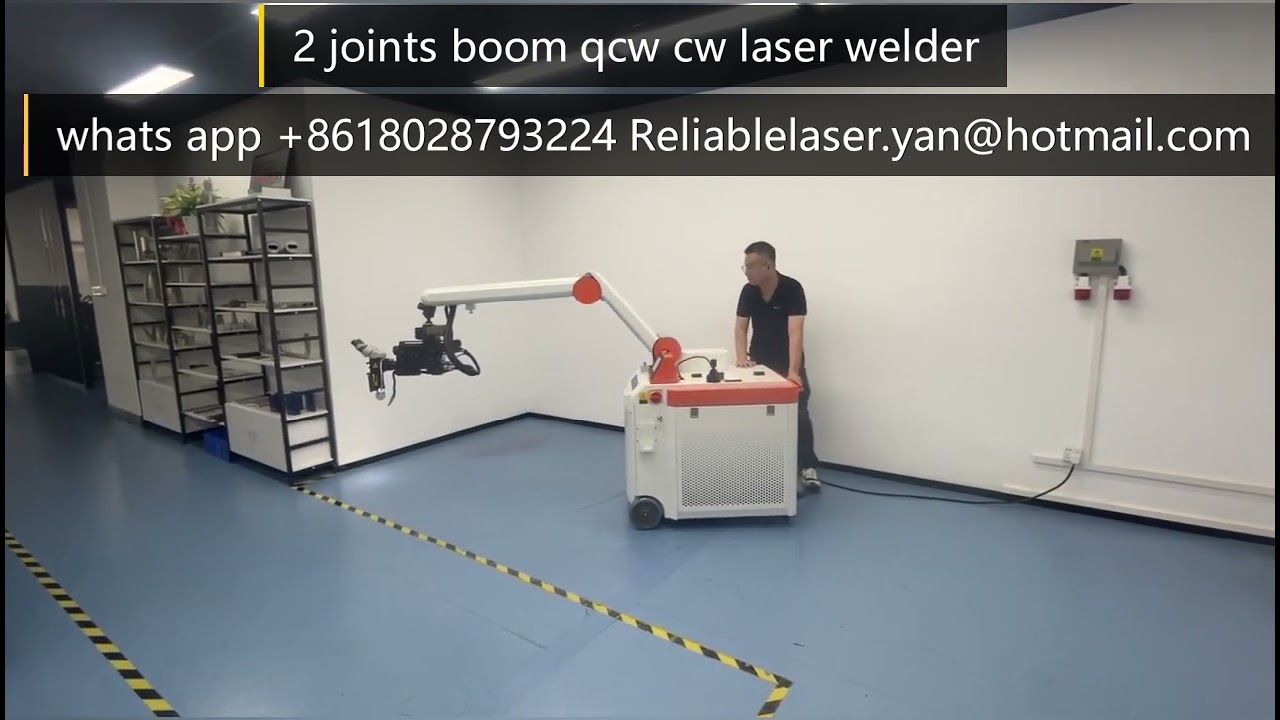 2-DOF 2 joints manipulator boom cantilever joystick rocker qcw cw fiber laser welder welding machine