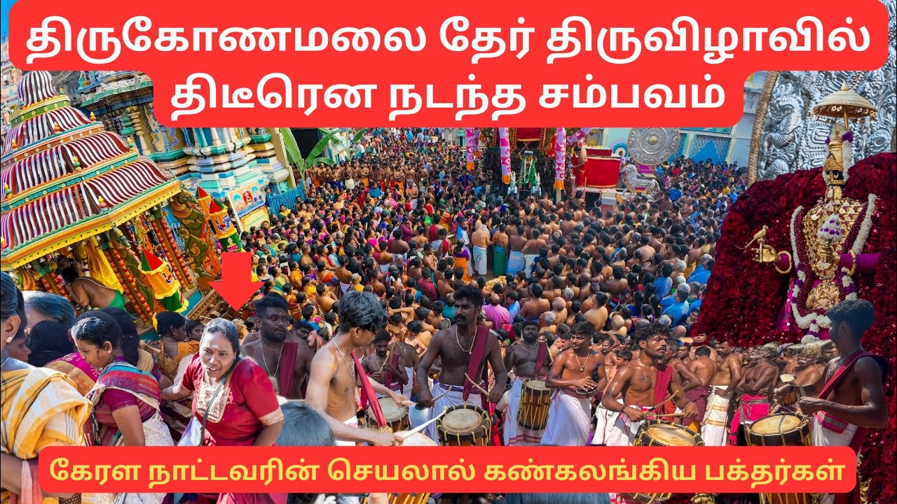 திருகோணமலை தேர் திருவிழாவில் திடீரென நடந்த சம்பவம் | ஸ்ரீ பத்திரகாளி அம்பாள் ஆலய தேர் திருவிழா