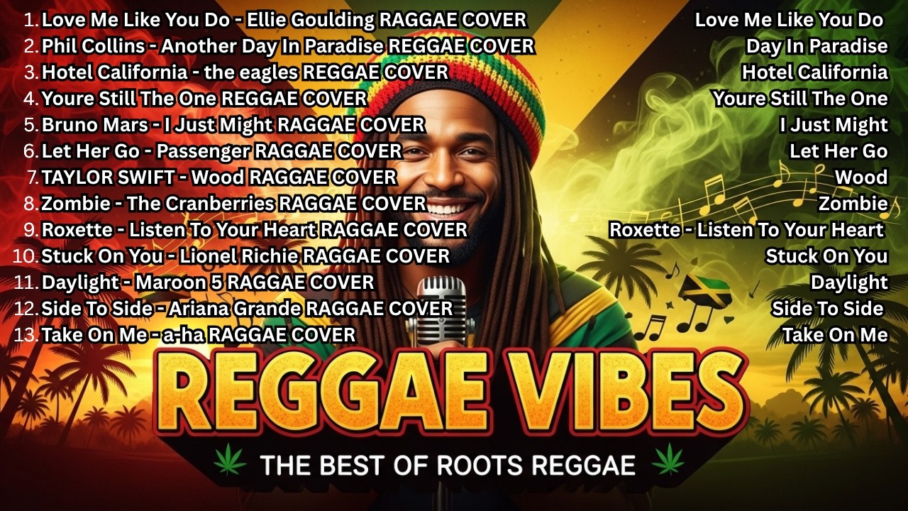 Best Reggae Cover Song | 1 Hours Chill Tropical Reggae Music