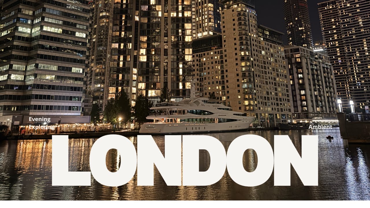 a slow evening exploring london