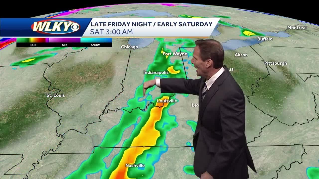 A beautiful evening Wednesday, stray shower tomorrow - March 12 forecast, Louisville