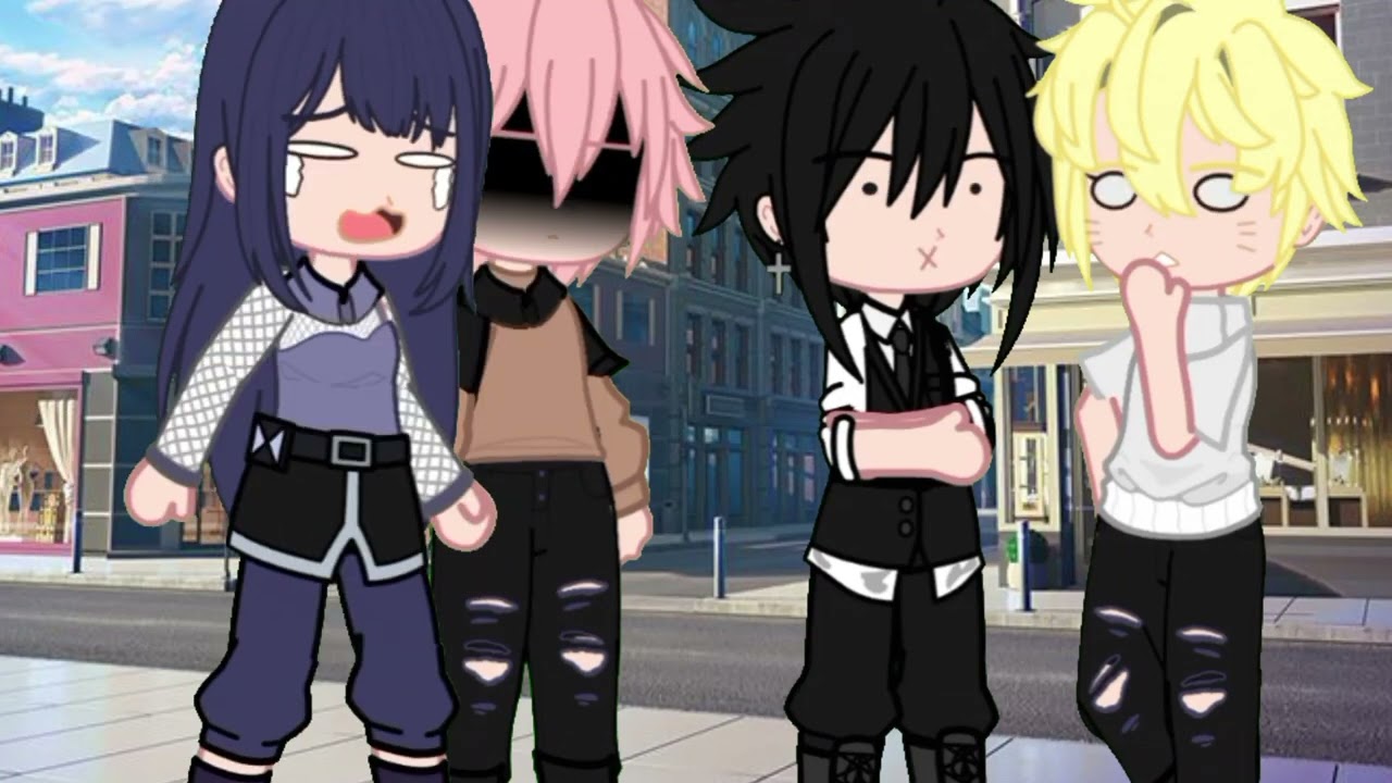 = ELE ME TRAIU! 😫 = meme/trend - gacha clube naruto/ sasunarusaku & kibahina