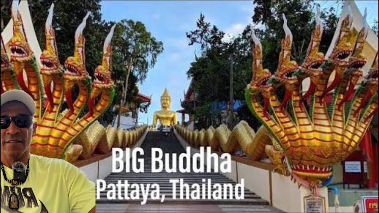 The Big Buddha Temple (Wat Phra Yai) in Pattaya, Thailand.  