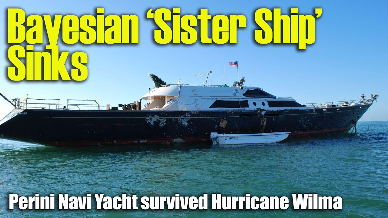 Парусная яхта Perini Navi Legacy затонула во Флориде | SY News, выпуск 602