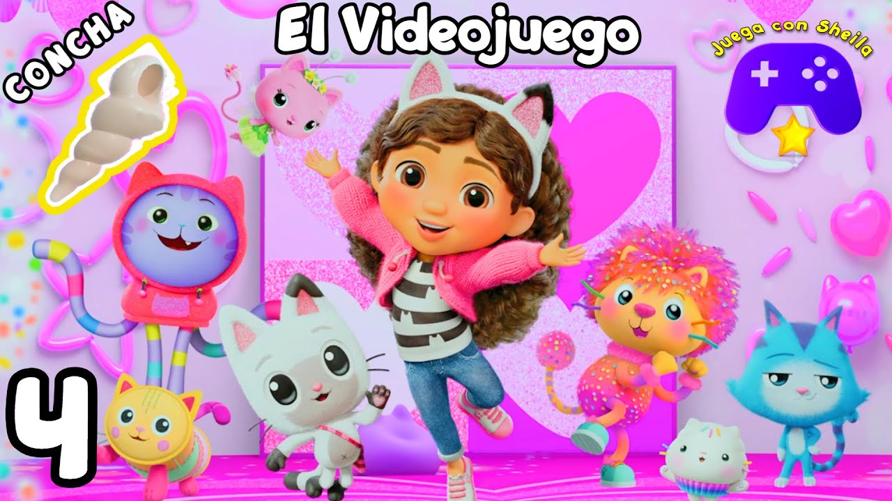 🌈 ENCONTRAMOS el REGALO para MARTY 🎮 VIDEOJUEGO LA CASA de MUÑECAS de GABBY en ESPAÑOL