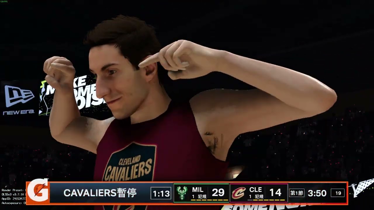 NBA2K26生涯模式S1-季後賽第二輪 G3 VS CLE