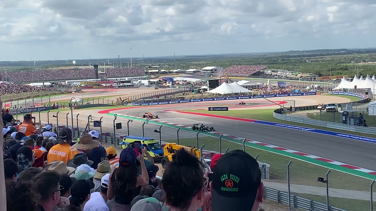 2021 F1 Grand Prix turn 9 bleachers view