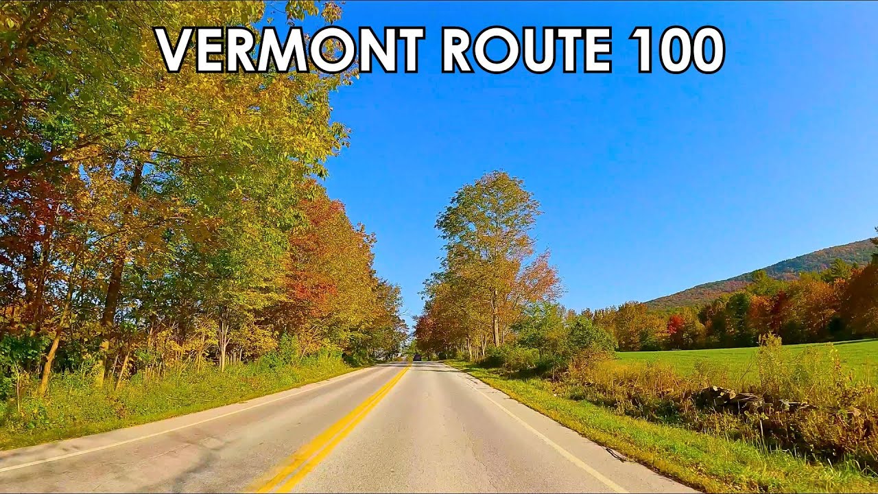 Vermont Route 100 (Part 1) 4K scenic drive *BEAUTIFUL AUTUMN COLORS* | S8 E9