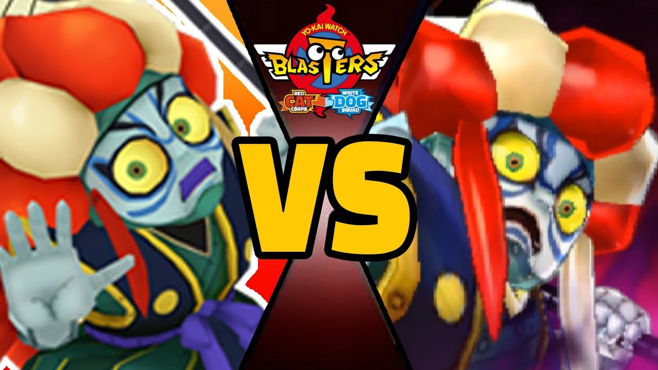 4 KABUKING vs ULTRA KABUKING in Yo-kai Watch Blasters (Theme Team)