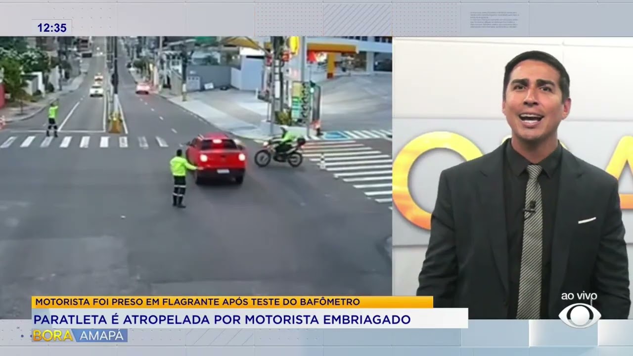 Paratleta é atropelada por motorista embriagado