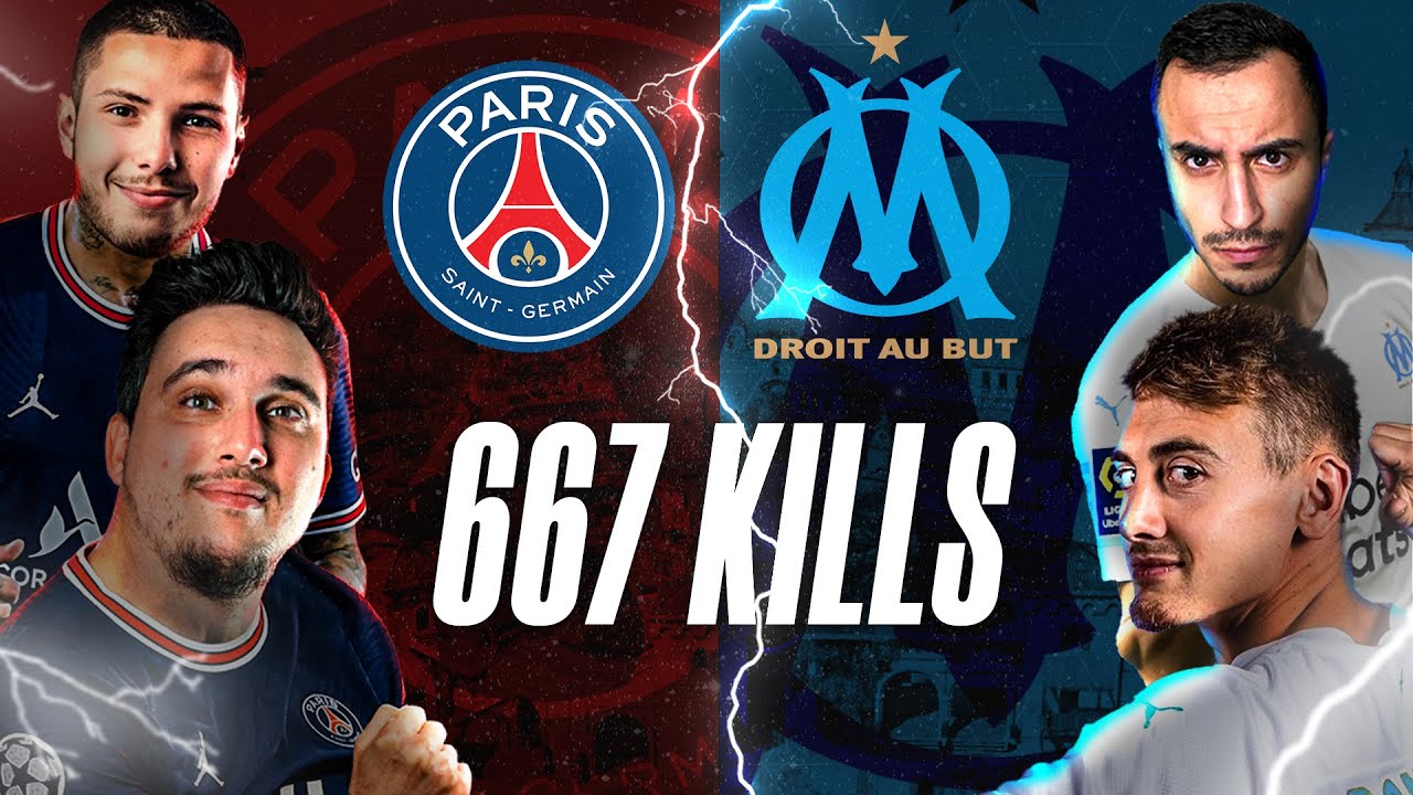TOURNOI WAGER 2VS2 - PSG VS OM (RONGIER, EG, ABRIL)