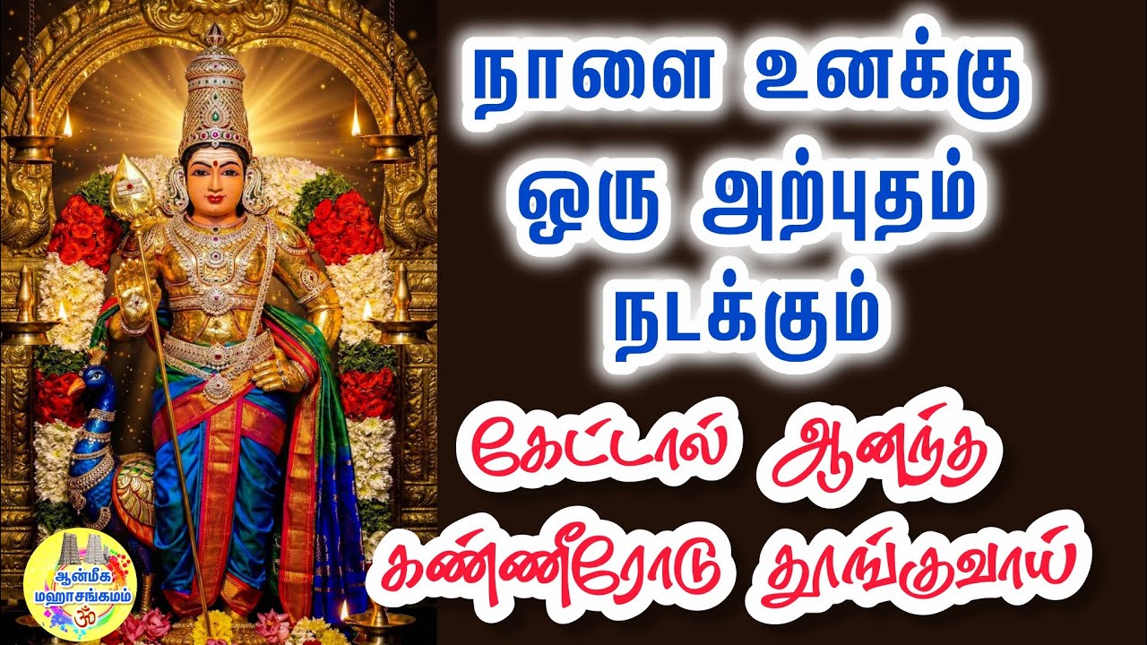 🔥நாளை உனக்கு ஒரு அற்புதம் நடக்கும்💥கேட்டால் ஆனந்த கண்ணீரோடு தூங்குவாய்💥Murugan Speech in Tamil 🔥 Vel