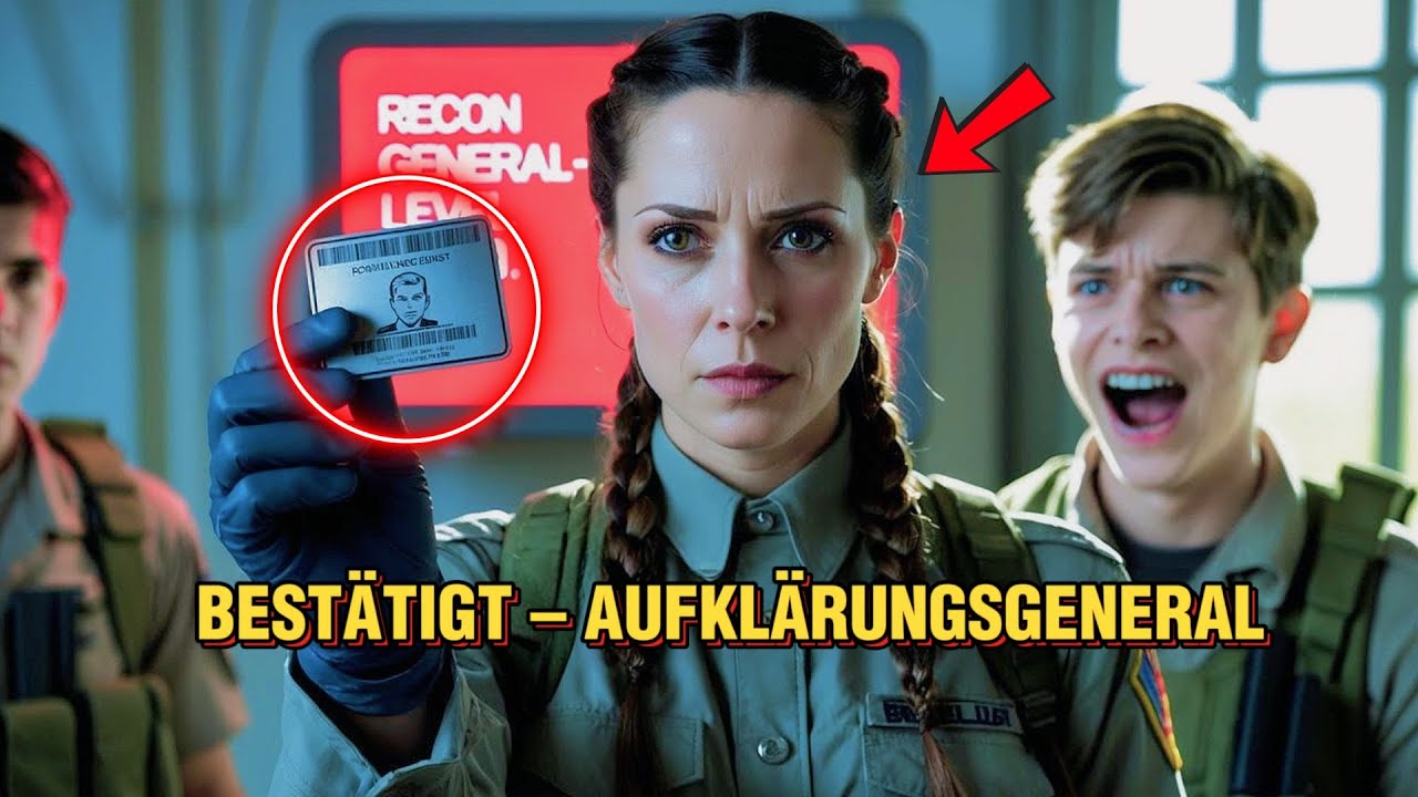 „Sie lachten über ihren Ausweis – bis das System sagte: ‚Bestätigt – Generalin Aufklärung‘“