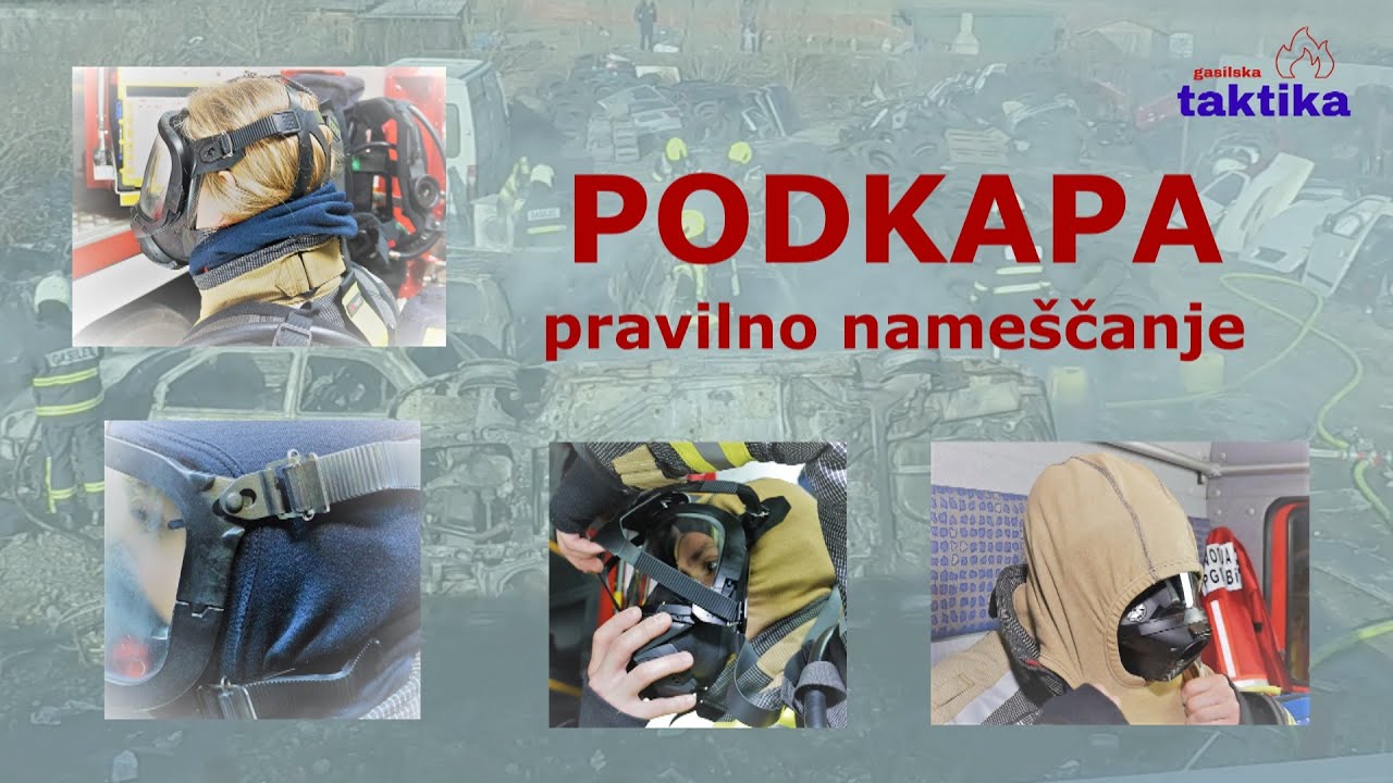 Nameščanje gasilske podkape, revija GASILEC #7