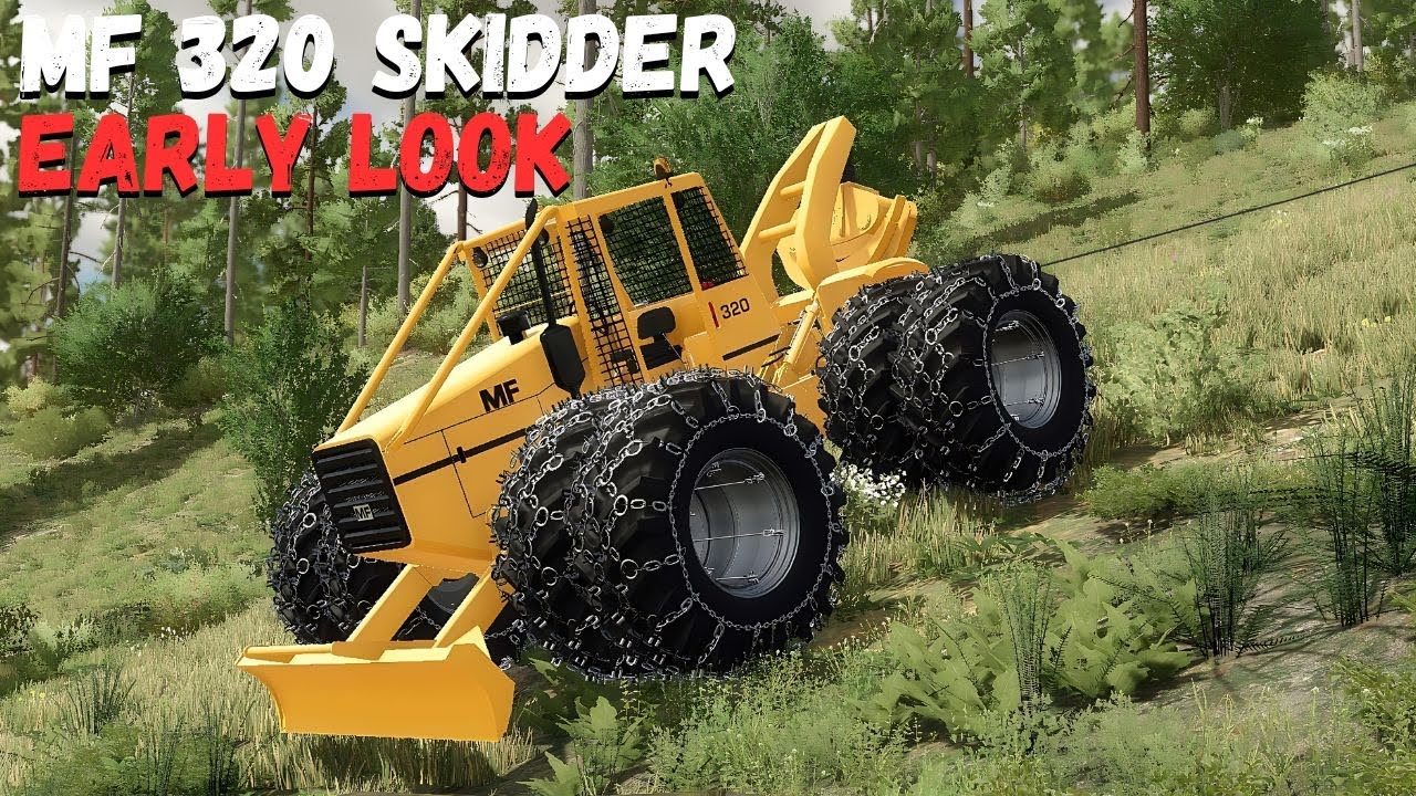 MF320 SKIDDER FIRST LOOK PLUS FS25 TEASE | Farming Simulator 22