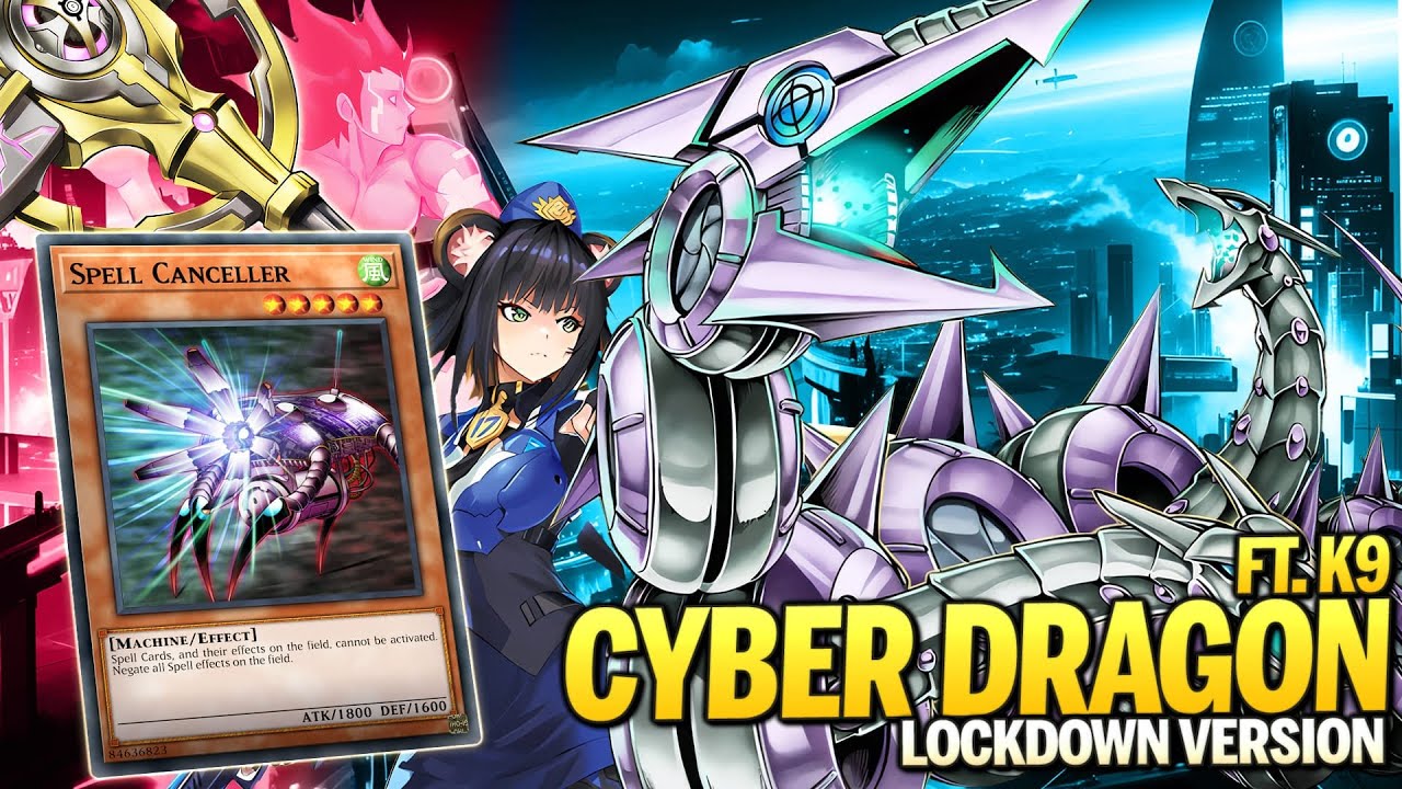 Deck K9 Cyber Dragon Lockdown Version|MDPRO3| Replays 🎮 + Decklist ✔️