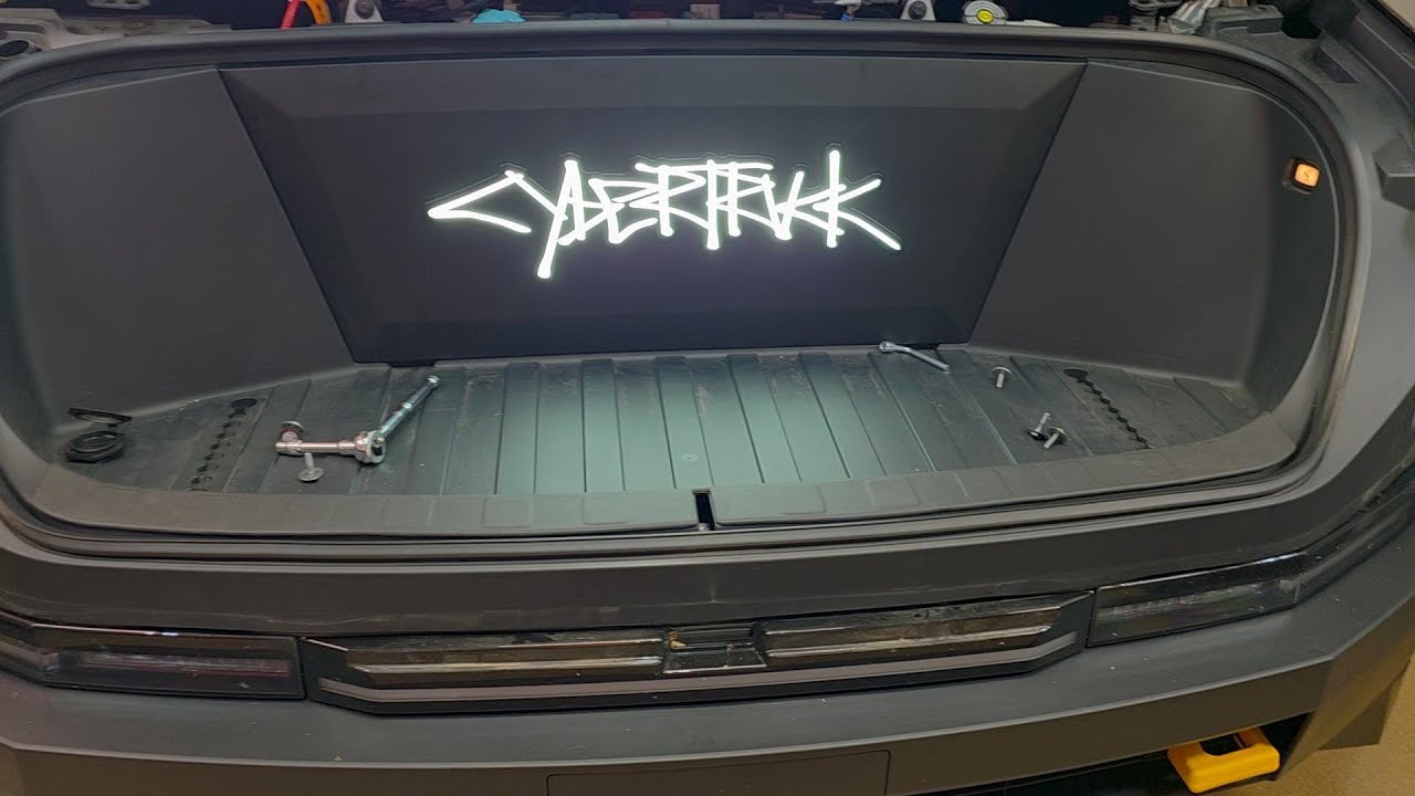 Cybertruck Frunk Light by Foronetry and AnySix