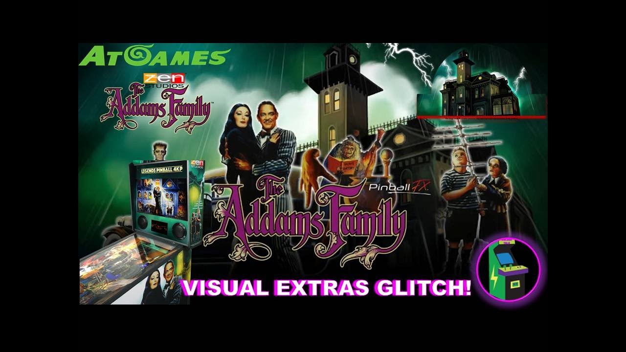 Atgames 4K Pinball: The Addams Family - Visual Extras Glitch!