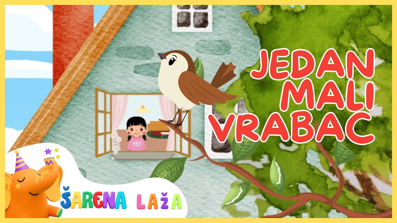 jedan mali vrabac | pjesma za djecu 🐦‍⬛| Šarena Laža