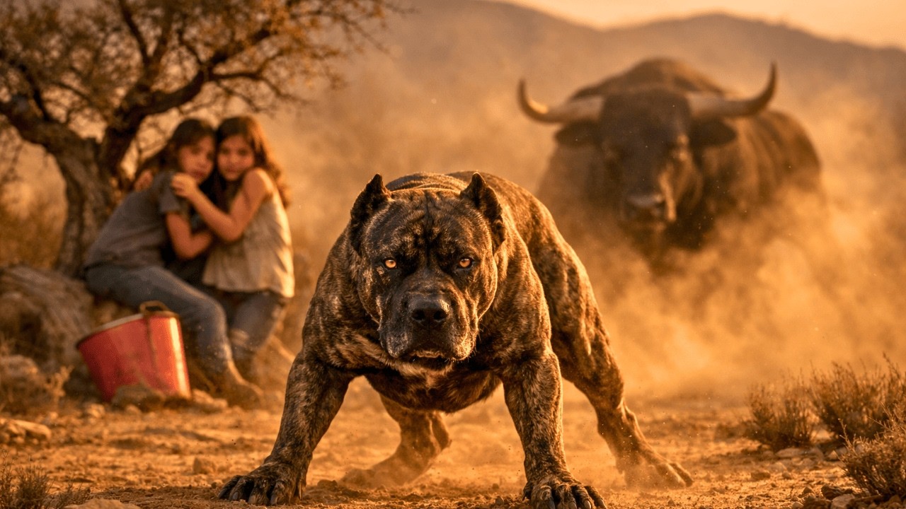 Toro Desbocado Invade el Rancho — El Dogo Canario que Salvó a Toda la Familia