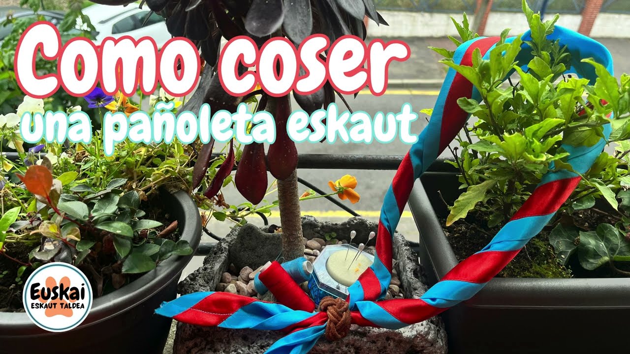 TUTORIAL- Como hacer una pañoleta eskaut//scout 🙌💖