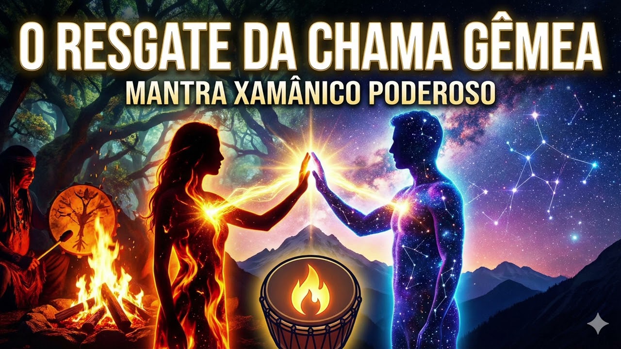 ​O RESGATE DA CHAMA GÊMEA: Mantra Xamânico Poderoso para Atrair o Amor (432Hz) 🪶❤️‍🔥