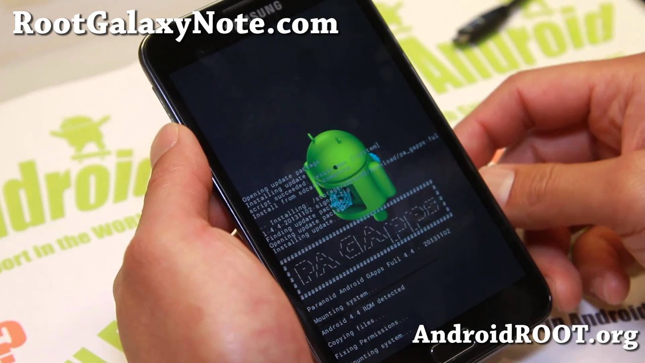 How to Install Android 4.4 KitKat ROM on Galaxy Note GT-N7000!
