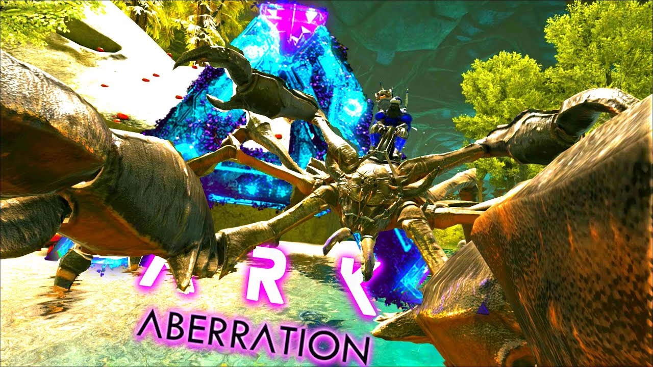 ARK ABERRATION! TAMING A KARKINOS CRAB! ( Ark Aberration Gameplay E7 )