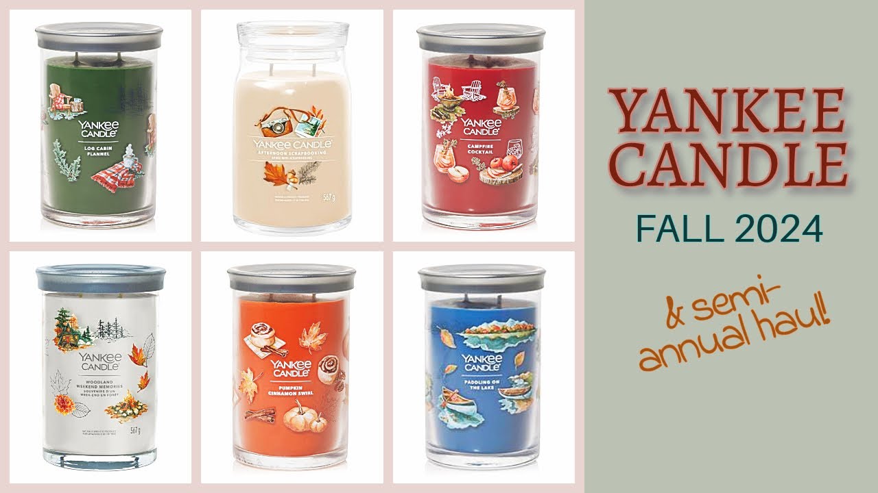FALL 2024 🍁 from YANKEE CANDLE 🍁 haul and first impressions, with a couple SAS purchases