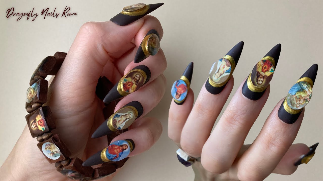 Easter Nails inspired by Salvation Bracelet