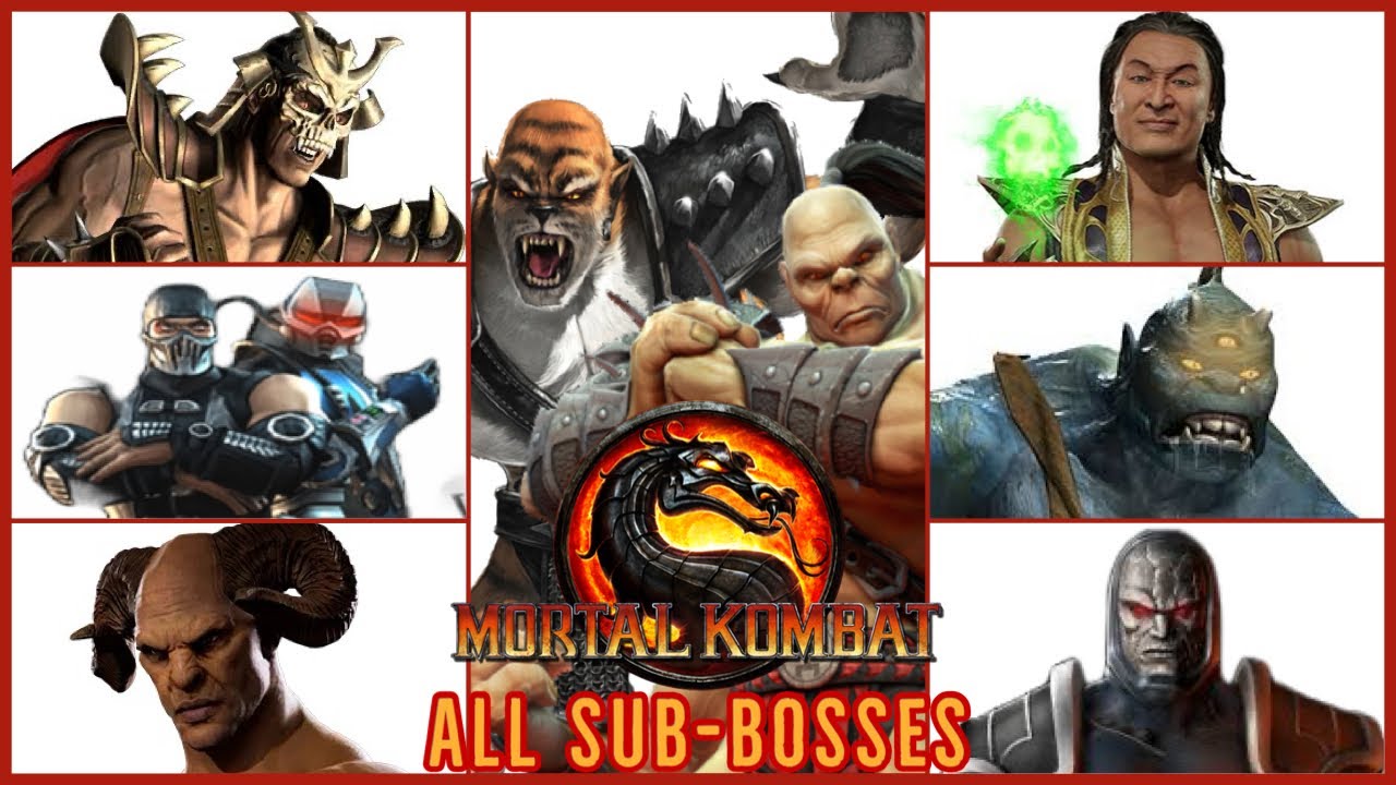 MORTAL KOMBAT ALL SUB-BOSSES