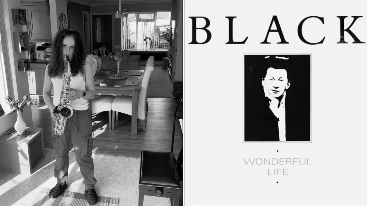 Wonderful life (Black) sax cover with Yamaha Genos 