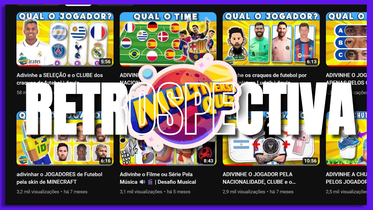 📼 RETROSPECTIVA MULTIVERSOQUIZ | MARATONA COM O MELHOR DE 2023! O &uacute;ltimo v&iacute;deo do ano! ⬅️ #quiz