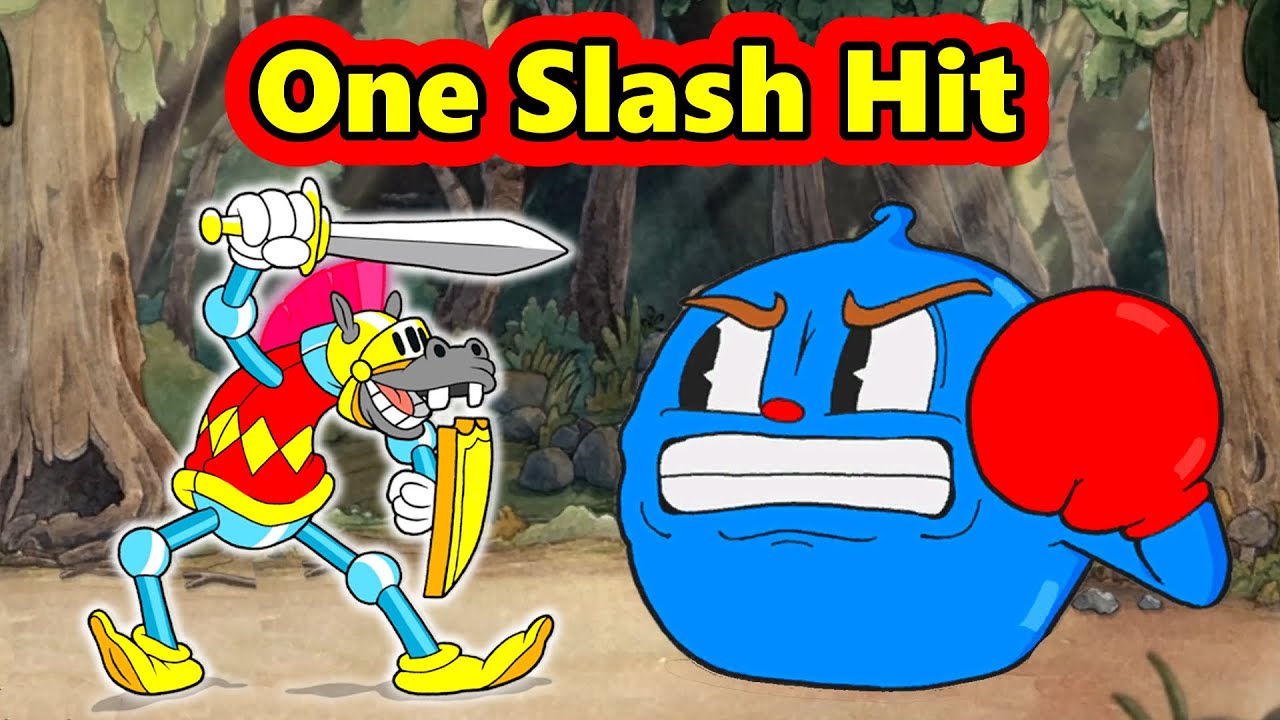Cuphead — играбельный рыцарь против всех боссов (один удар) ⚔️🔥