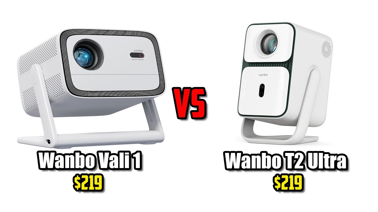 Wanbo Vali 1 vs T2 Ultra - In-Depth Comparison - Same Price, Which Android TV Projector To Buy?