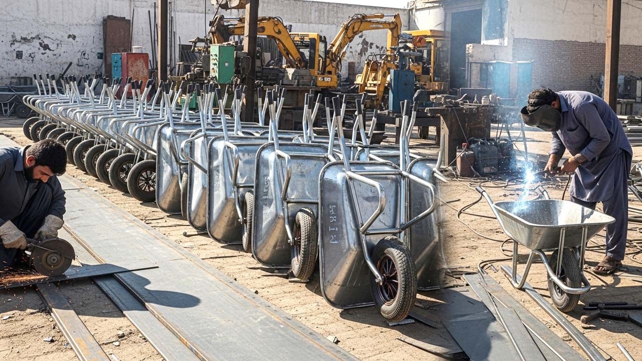 See how Unbelievable ideas of Manufacturing Wheelbarrow