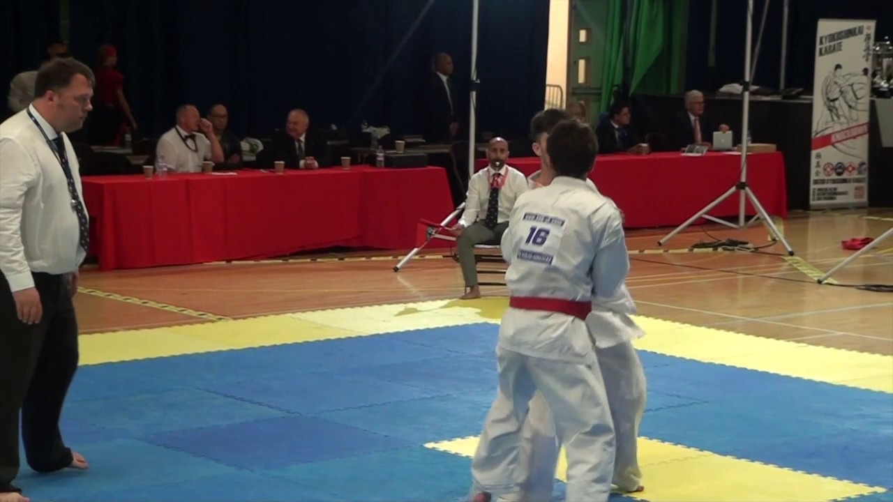 British Karate Kyokushinkai Open 2016 Zdenek Kuzilek Gonzalez v Shane Mcloughlin
