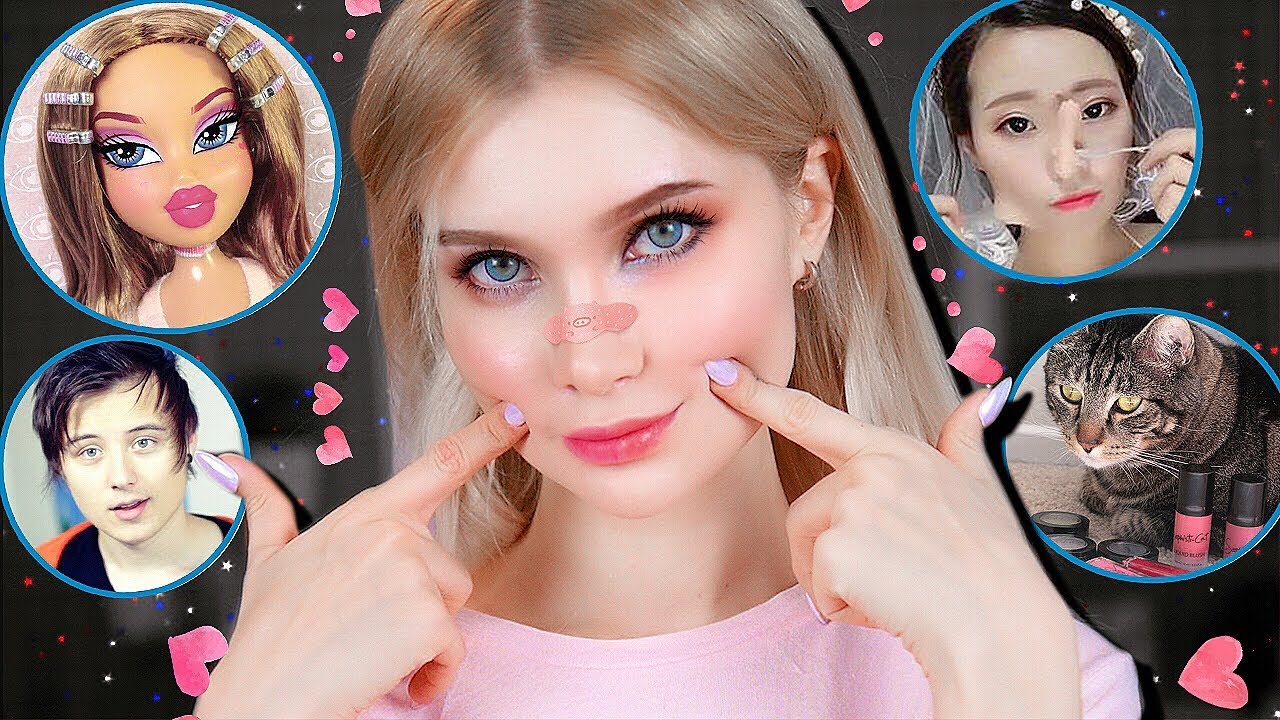 Смешала все челленджи макияжа вместе 😵💄 Жесть | Лисса