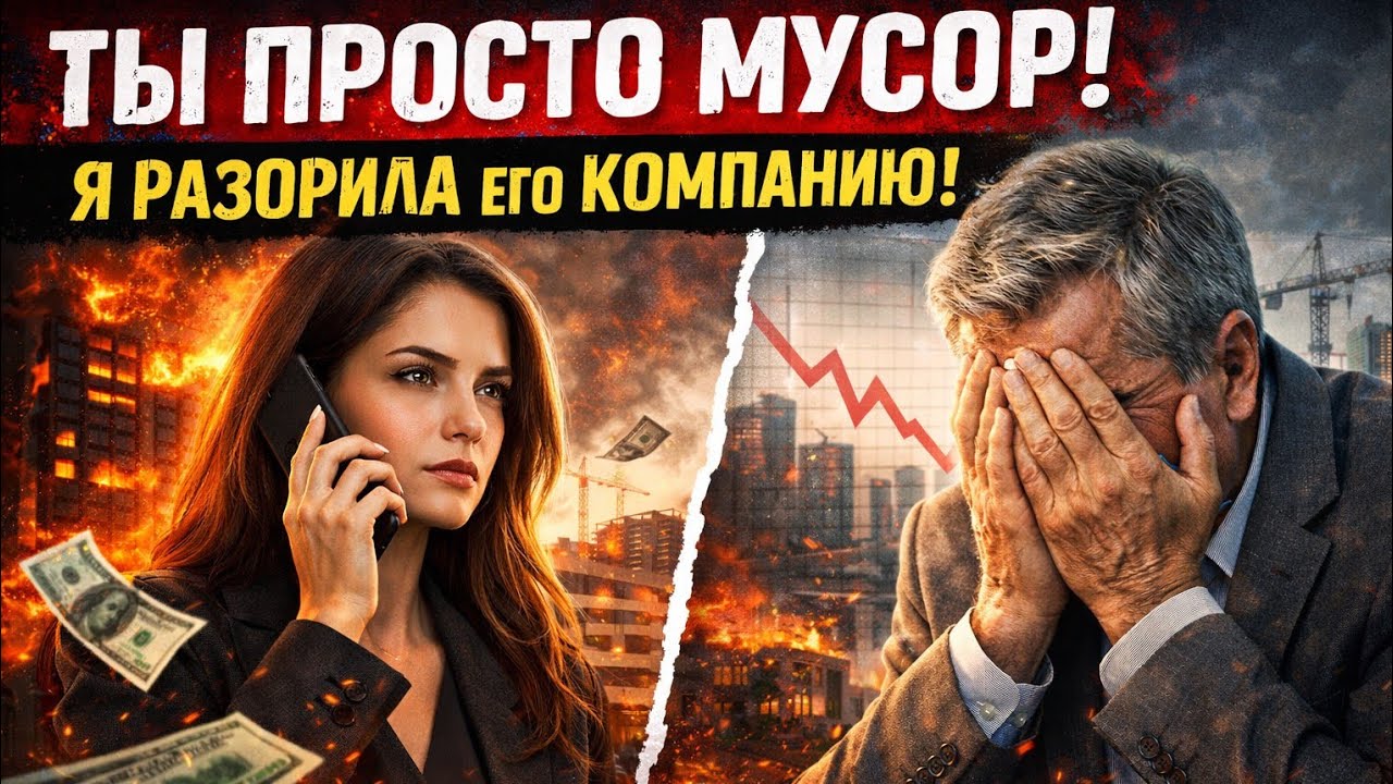 «Ты просто мусор!» – Слова свёкра, которые разрушили его компанию…#мотивация #правдажизни #