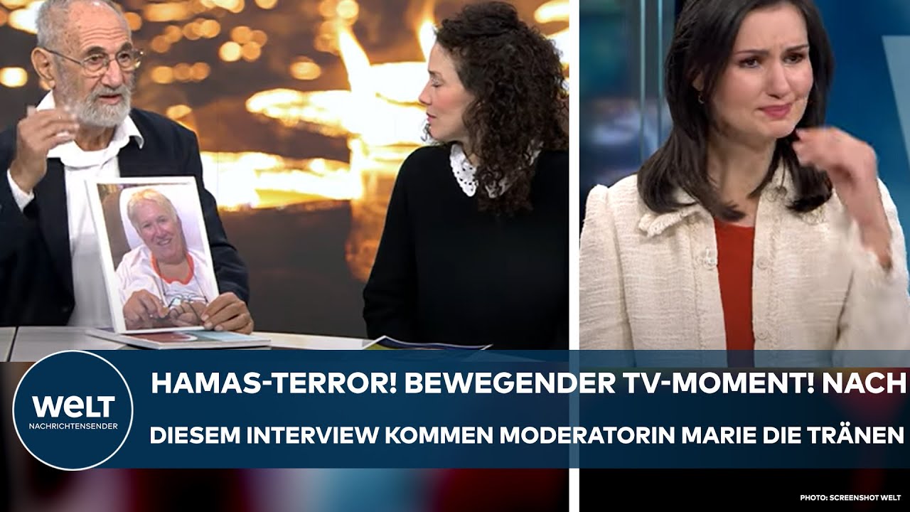 HAMAS-TERROR: Bewegender TV-Moment! Nach diesem Interview bricht Moderatorin Marie in Tränen aus