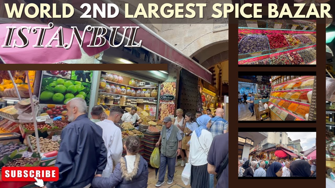 WORLD 2nd LARGEST SPICE BAZAR | #istanbul